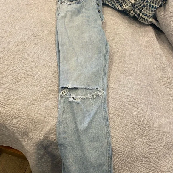 Agolde Riley Jeans Size 26 - Picture 3 of 4